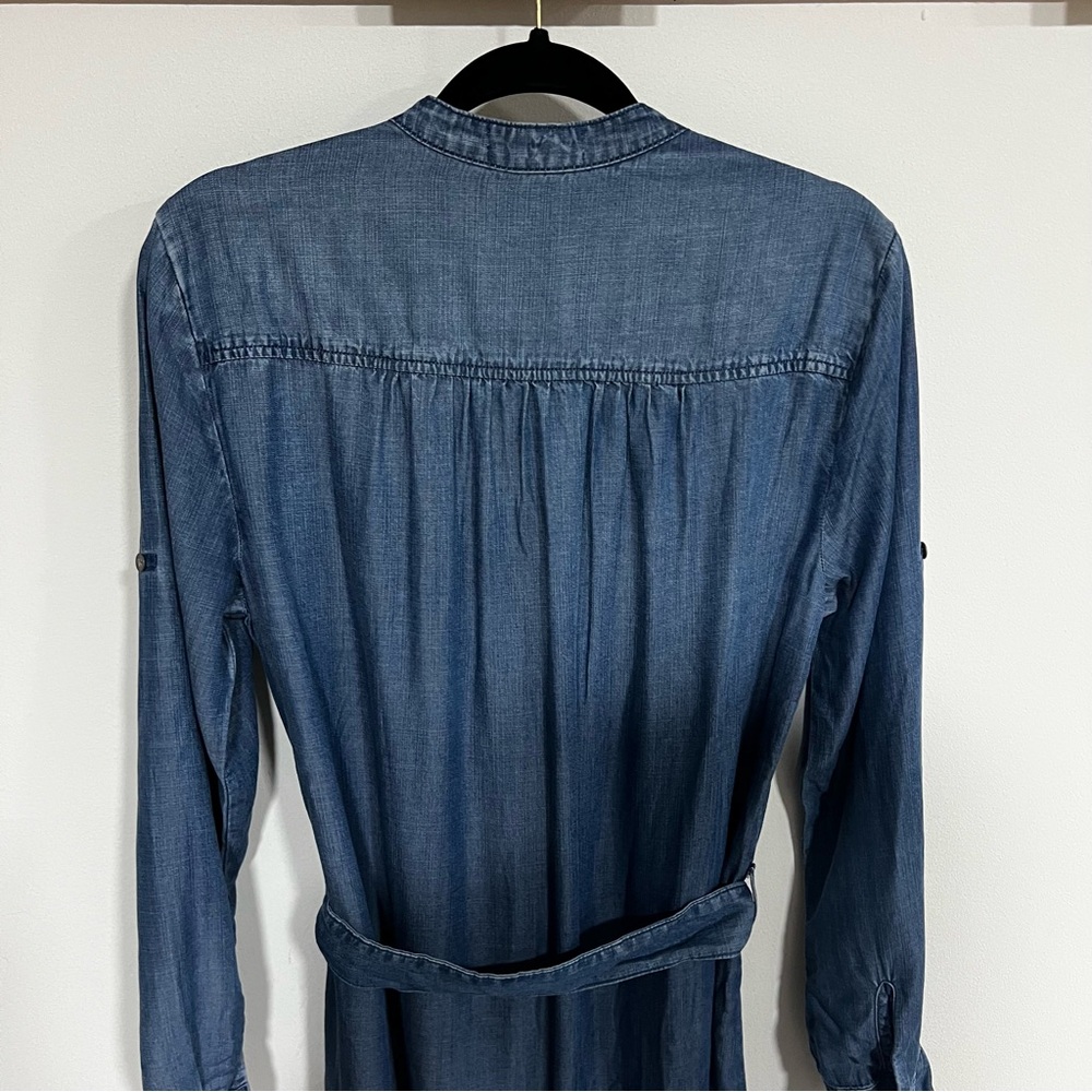 *NEW* Cloth & Stone x Evereve Curved Hem Shirt Dress - Picture 12 of 15